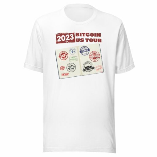 2023 US Bitcoin Conference Tour T-Shirt
