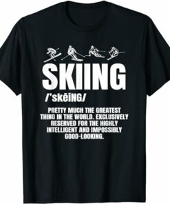 Aave T-shirt Alpine Ski Slope Downhill