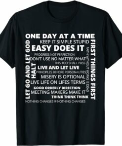 Aave T-shirt Recovery AA Sayings