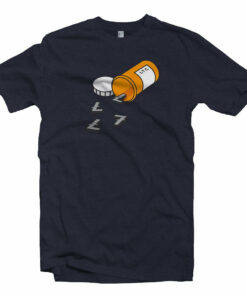 Addicted to Litecoin, LTC medicine T-shirt