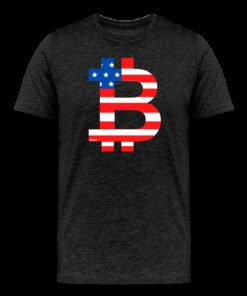 American Flag Bitcoin B T-Shirt