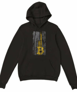 American Flag Bitcoin Hoodie