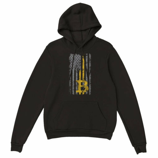 American Flag Bitcoin Hoodie