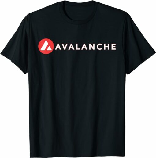 Avalanche T-Shirt AVAX Crypto Logo T-Shirt Avalanche