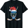 Avalanche T-Shirt Christmas Hockey Player T-Shirt Avalanche