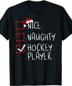 Avalanche T-Shirt Hockey Player List Christmas Santa T-Shirt