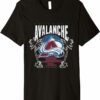 Avalanche T-Shirt Skate Colorado Avalanche Beach Sunset