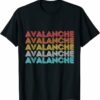 Avalanche T-Shirt Vintage Retro Avalanche T-Shirt