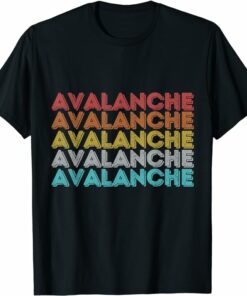 Avalanche T-Shirt Vintage Retro Avalanche T-Shirt