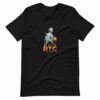 BTC Glowing Hot Black Unisex T-Shirt