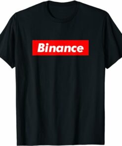 Binance T-shirt Cryptocurrency Red