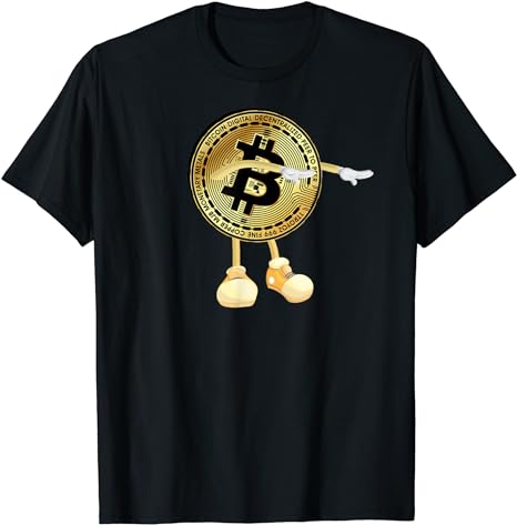 Binance T-shirt Dabbing Bitcoin