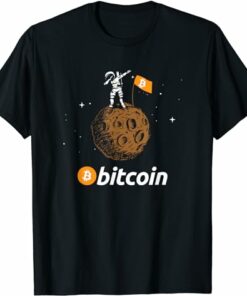 Binance T-shirt Dabbing With Astronaut