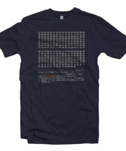 Bitcoin BTC Genesis Block T-shirt