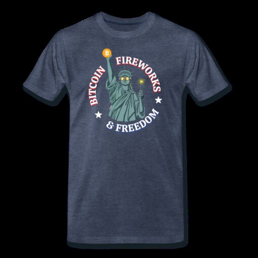 Bitcoin Fireworks And Freedom T-Shirt