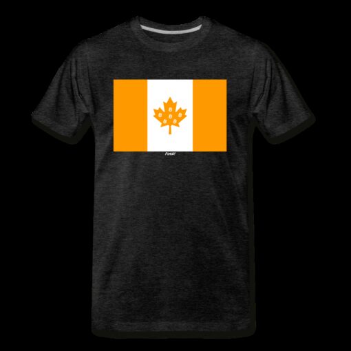 Bitcoin Flag of Canada T-Shirt