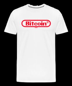 Bitcoin Gamer Red Graphic T-Shirt