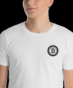 Bitcoin – Men’s Embroidered T-Shirt Bitcoin – Men’s Embroidered T-Shirt
