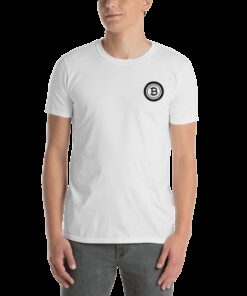 Bitcoin – Men’s Embroidered T-Shirt