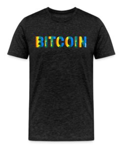 Bitcoin Rainbow Paint T-Shirt