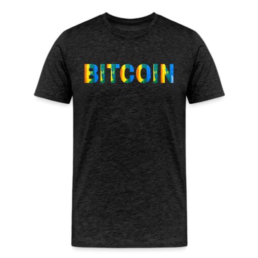 Bitcoin Rainbow Paint T-Shirt