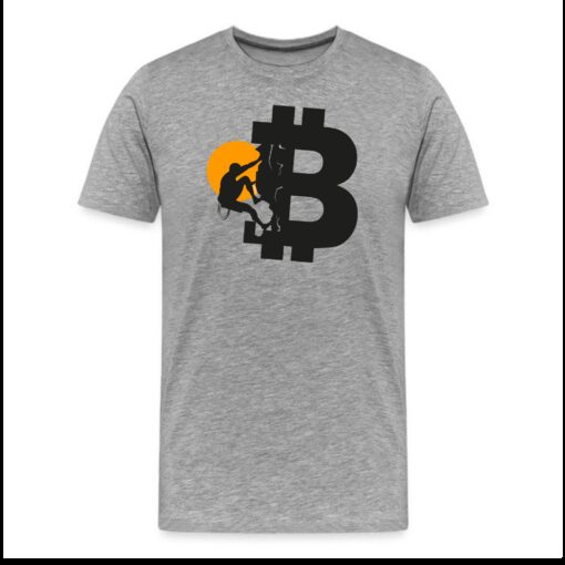 Bitcoin Rock Climber T-Shirt