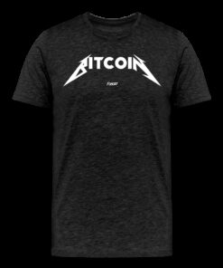 Bitcoin Rocks (White Lettering) T-Shirt
