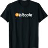 Bitcoin T-Shirt Classic Logo Crypto Currency BTC Trendy