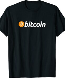 Bitcoin T-Shirt Classic Logo Crypto Currency BTC Trendy