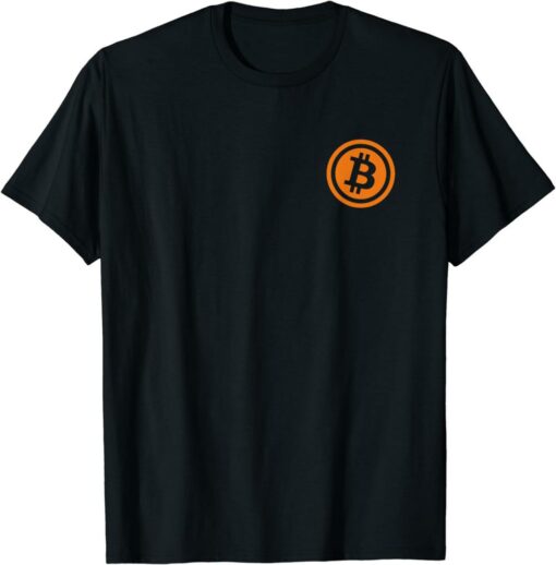 Bitcoin T-Shirt Logo Emblem Cryptocurrency Blockchains
