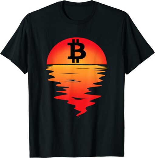 Bitcoin T-Shirt Retro Portfolio Crypto Currency Coin Funny