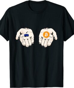 Bitcoin T-Shirt The Orange Pill 21 Million Stack Sats