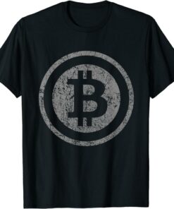 Bitcoin T-Shirt Vintage For Crypto Currency Traders