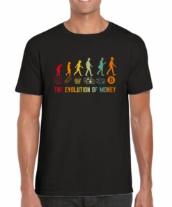 Bitcoin ‘The Evolution of Money’ T-shirt Bitcoin ‘The Evolution of Money’ T-shirt
