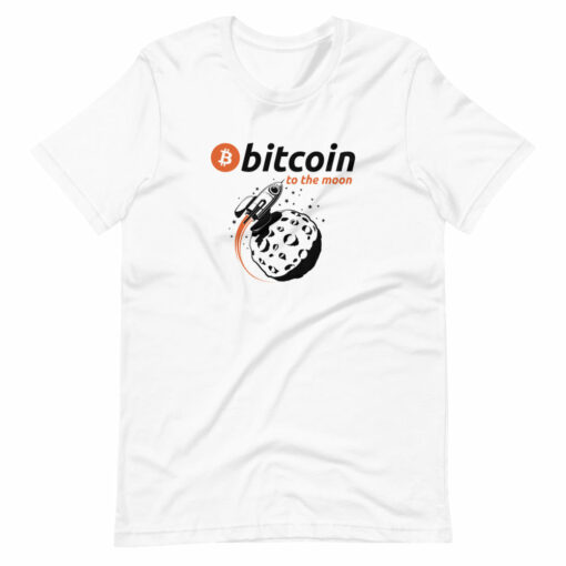 Bitcoin To The Moon Short-Sleeve Unisex T-Shirt