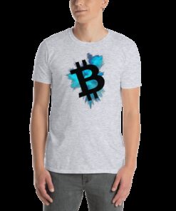 Bitcoin color cloud – Men’s T-Shirt