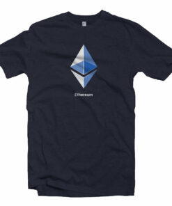 Blue Ethereum Logo Crypto T-shirt Blue Ethereum Logo Crypto T-shirt