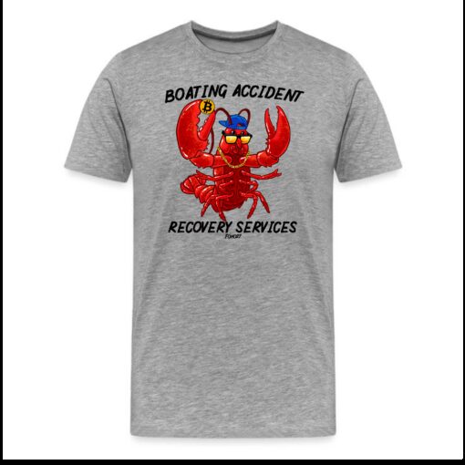Boating Accident Recovery Services Bitcoin T-Shirt