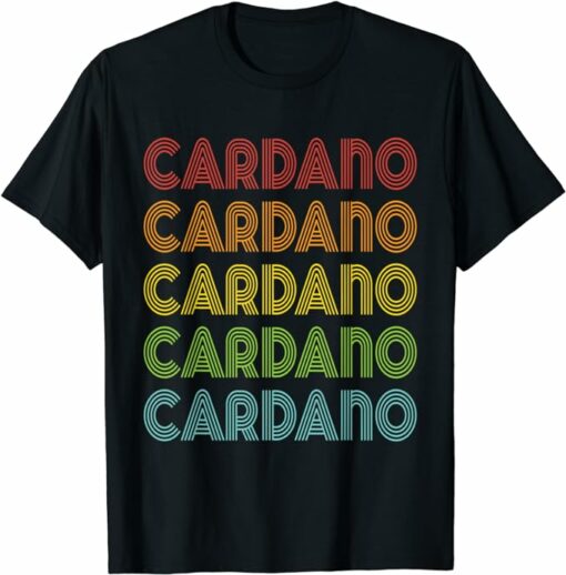 Cardano T-Shirt Ada Multi Colorful Cardano T-Shirt