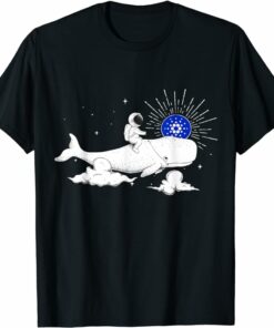 Cardano T-Shirt Cardano Ada Whale Space Man T-Shirt
