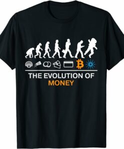 Cardano T-Shirt The Evolution Of Money Cardano To The Moon