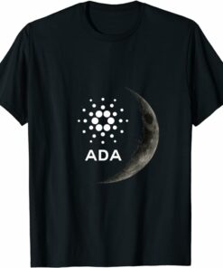 Cardano T-Shirt To The Moon Cardano ADA Crypto T-Shirt