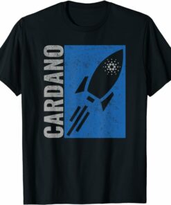 Cardano T-Shirt Vintage Retro Rocket Cardano Ada T-Shirt