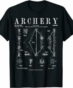 Compound T-Shirt Archery Compound Bow Old Vintage