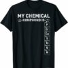 Compound T-Shirt Funny Drummer Chemical Compound