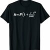 Compound T-Shirt Interest Formula Investor Trader T-Shirt