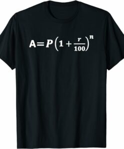 Compound T-Shirt Interest Formula Investor Trader T-Shirt