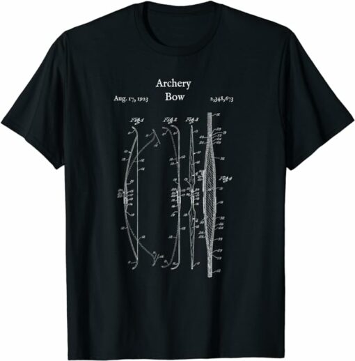 Compound T-Shirt Recurve Bow Arrow Compound T-Shirt