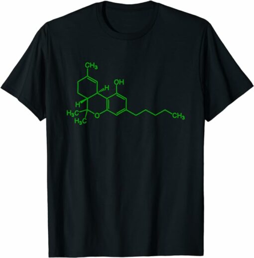 Compound T-Shirt Tetrahydrocannabinol Molecule Compound