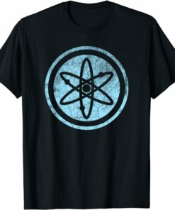 Cosmos T-Shirt Blue Retro Cosmos ATOM Crypto T-Shirt